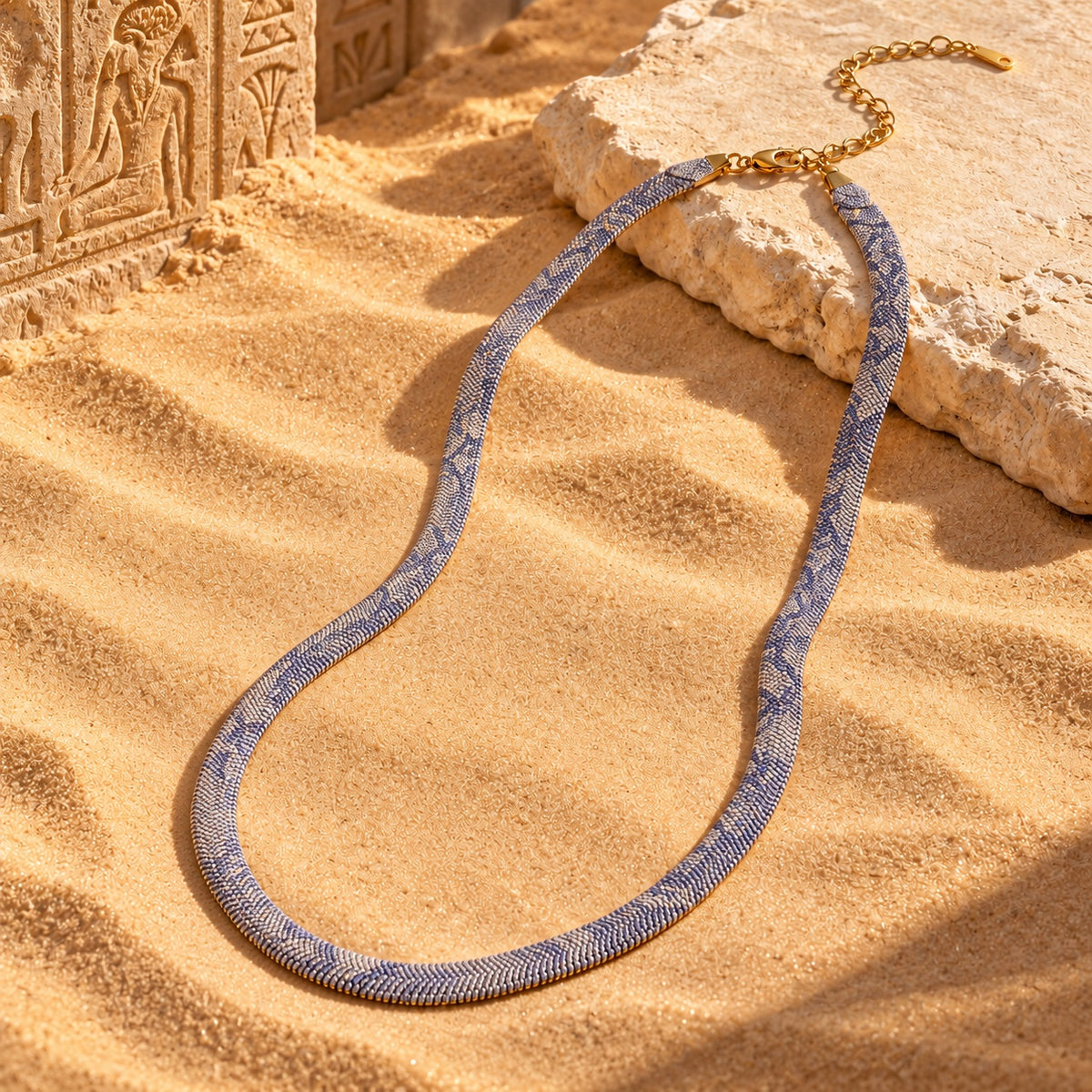 Moonstone Python Necklace
