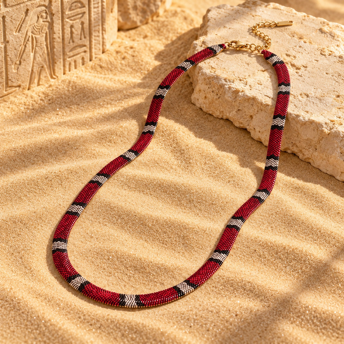 Scarlet Cobra Necklace